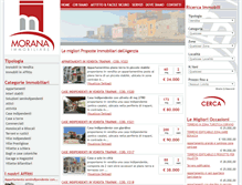 Tablet Screenshot of moranaimmobiliare.it